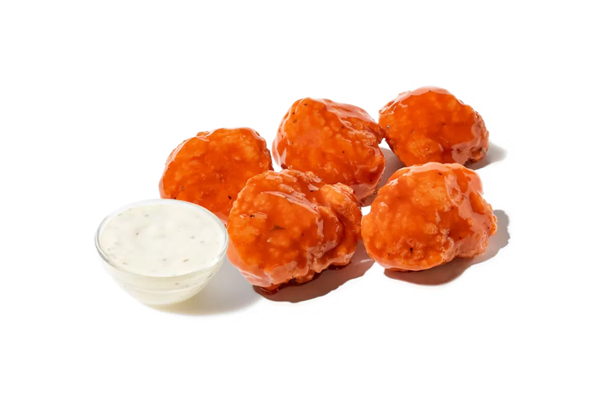 Zaxby's Boneless Wings, featuring all-white breast meat tossed in your choice of signature sauces.