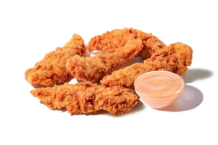 Zaxby's Chicken Fingerz™ – Hand-breaded chicken tenders served with Zax Sauce®.