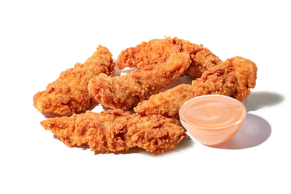 Zaxby's Chicken Fingerz™ – Hand-breaded chicken tenders served with Zax Sauce®.