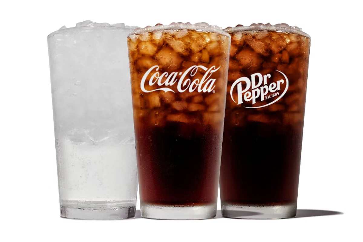 Zaxby's Drink, featuring a refreshing choice of soft drinks, iced tea, or lemonade served ice-cold.