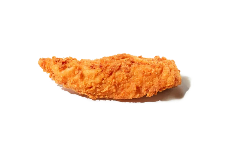 Zaxby's Extra Chicken Finger, featuring a hand-breaded chicken tender served with Zax Sauce®.