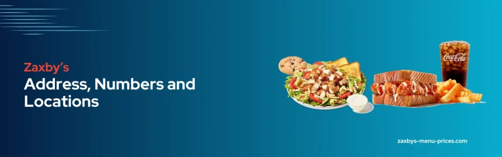 Zaxby's Locations and phone numbers with google map