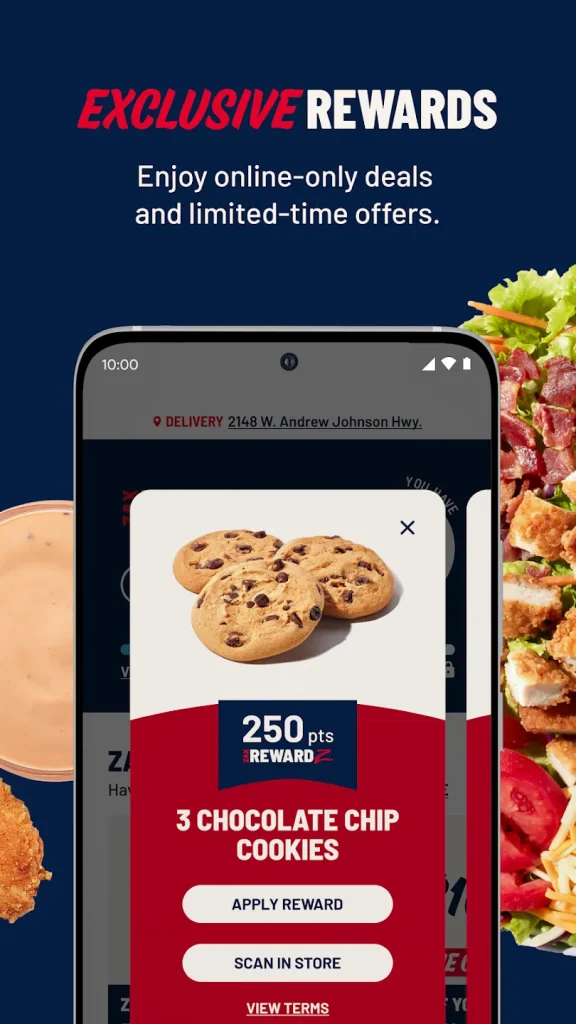 Zaxby's Mobile App Rewards
